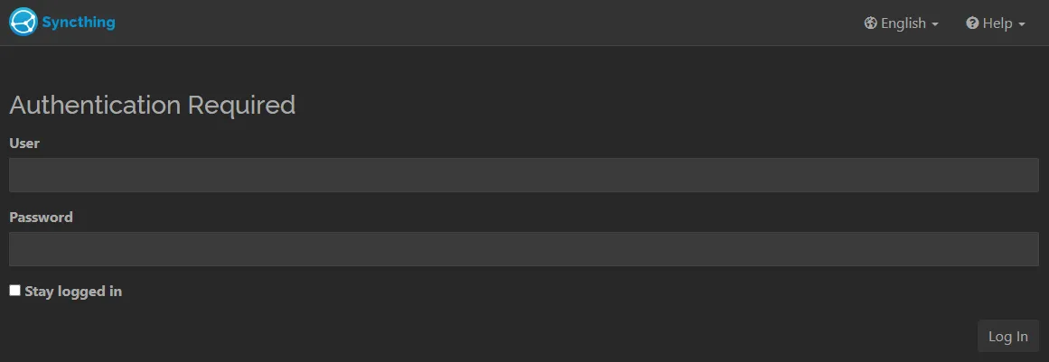 syncthing-login-page.png